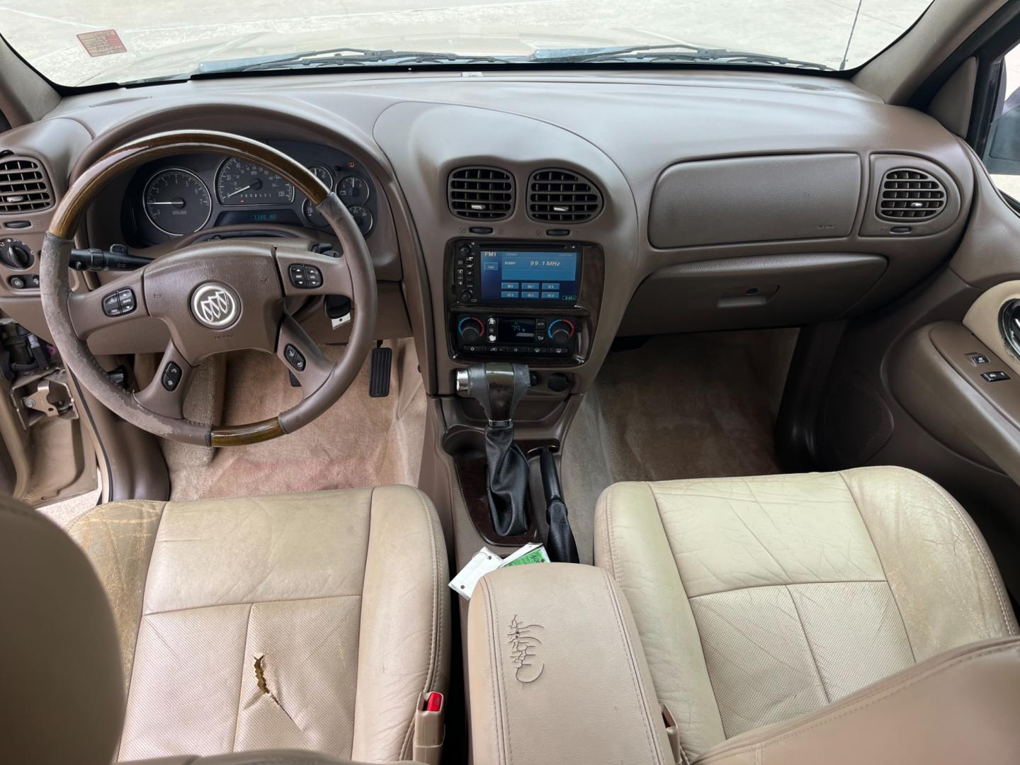 2007 GOLD /TAN Buick Rainier CXL (5GADS13S172) with an 4.2L L6 DOHC 24V engine, 4-Speed Automatic transmission, located at 14700 Tomball Parkway 249, Houston, TX, 77086, (281) 444-2200, 29.928619, -95.504074 - Photo#10